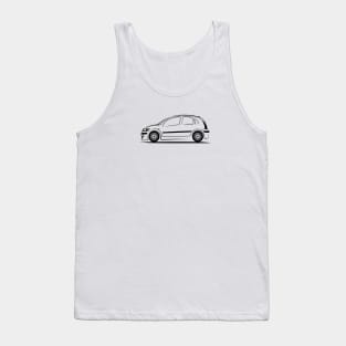 Citroen C3 Black Tank Top